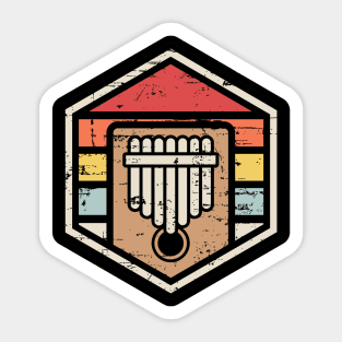 Retro Badge Kalimba Sticker